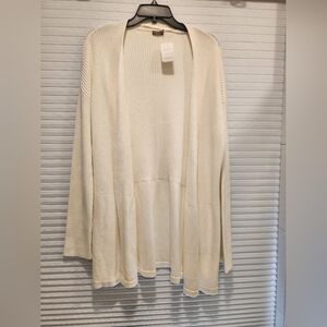 Elegant NWT Egret White Women's J McLaughlin Kori Cardigan Sweater